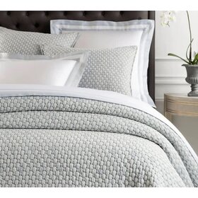 Lodi Matelasse Coverlet, King Blue