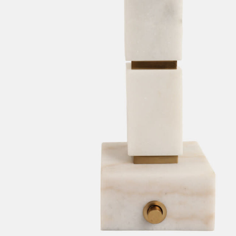 Stacked Marble Cubes Lamp