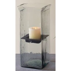 Square Candle Hurricane- Medium
