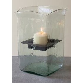 Square Candle Hurricane- Small