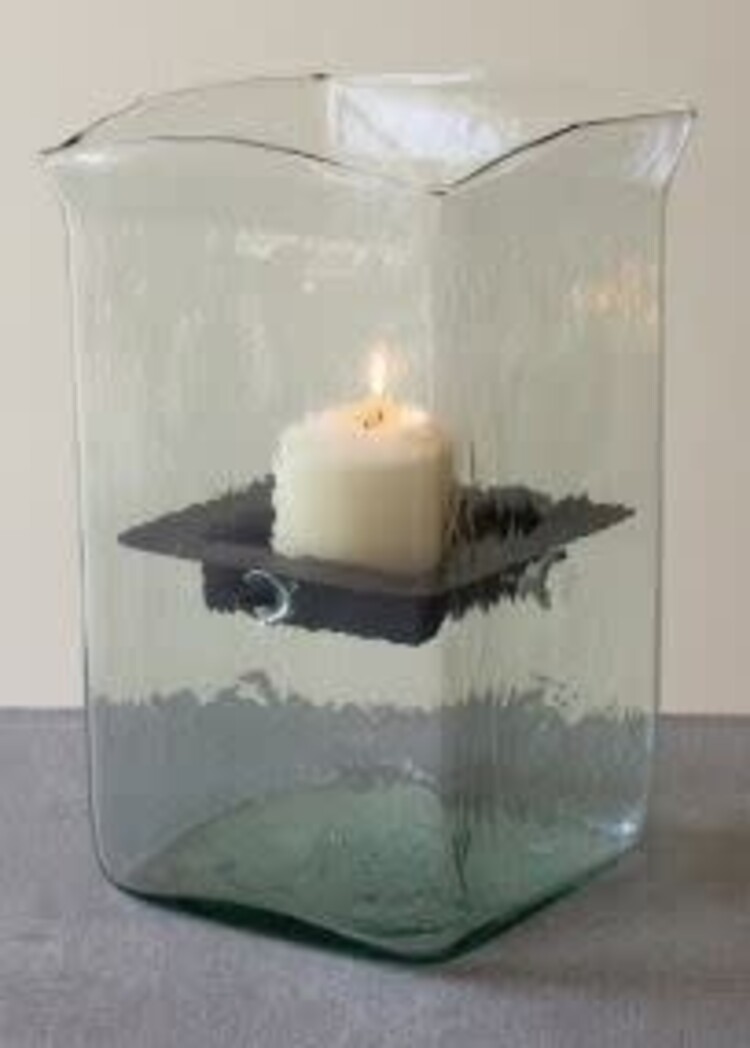 Square Candle Hurricane- Small