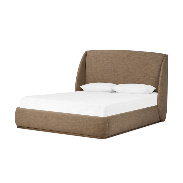 Four Hands Maeve King Bed - Laken Taupe