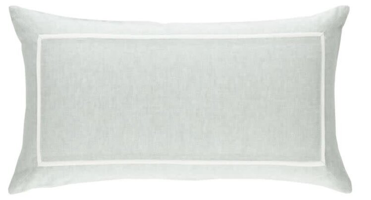 Keaton Linen Sham, Sky Euro