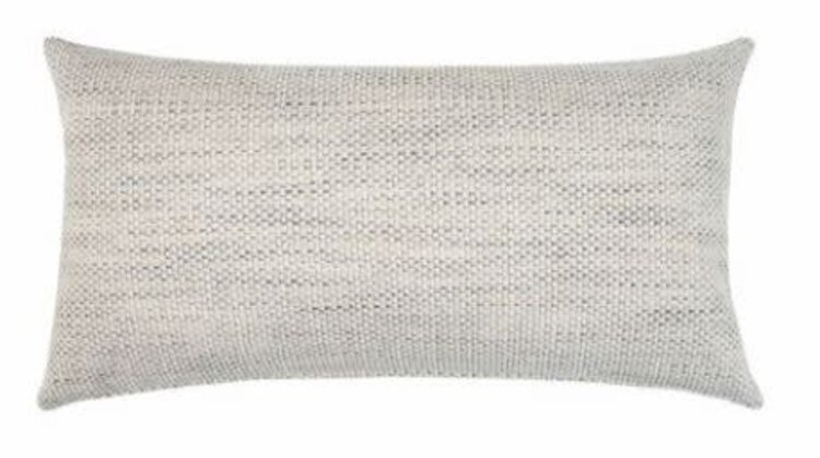 Threads Republic Finley Cream Basket Weave Lumbar Pillow