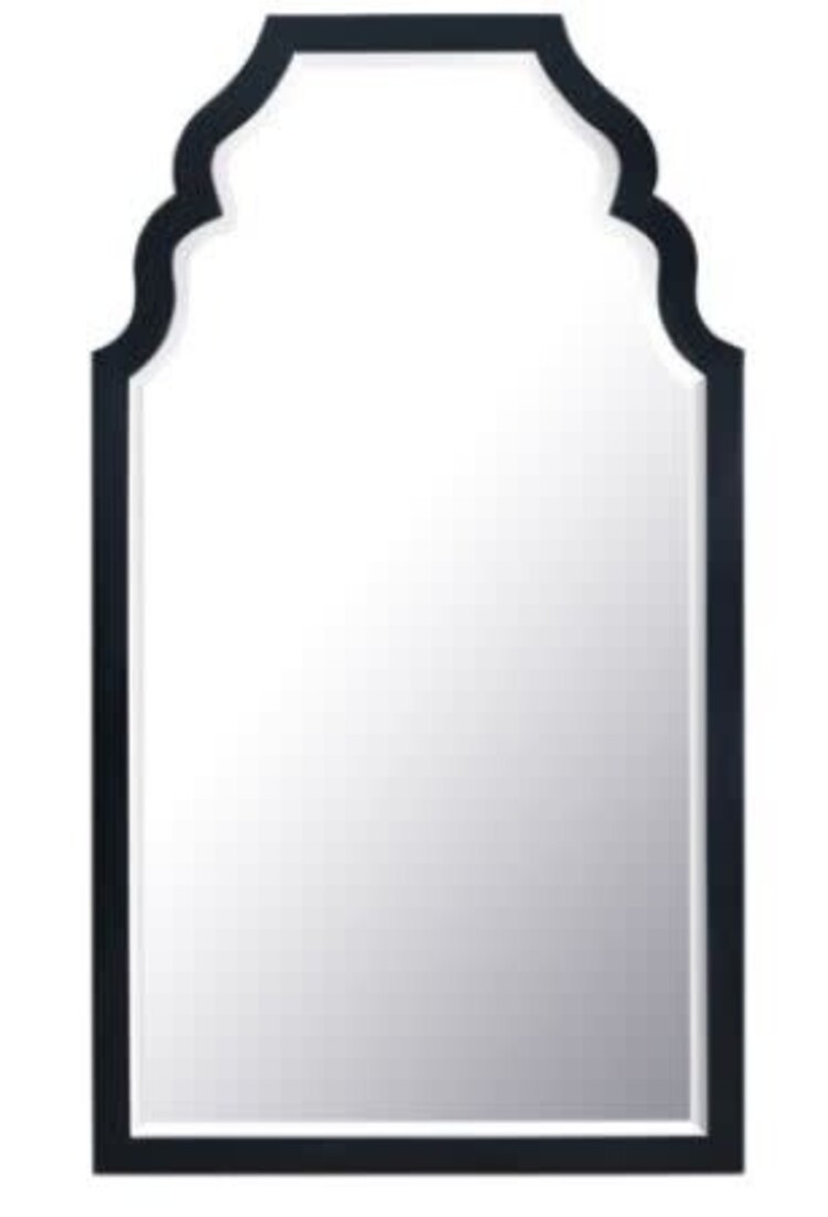 Beyond Borders Francois Floor Mirror- Black Bean