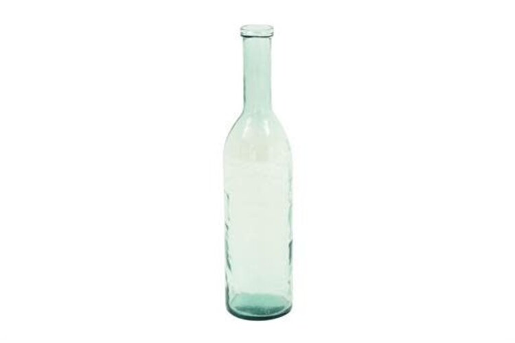 Aquamarine Recycled Glass Farmhouse Spanish Vase