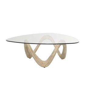 Beige Cement Coffee Table