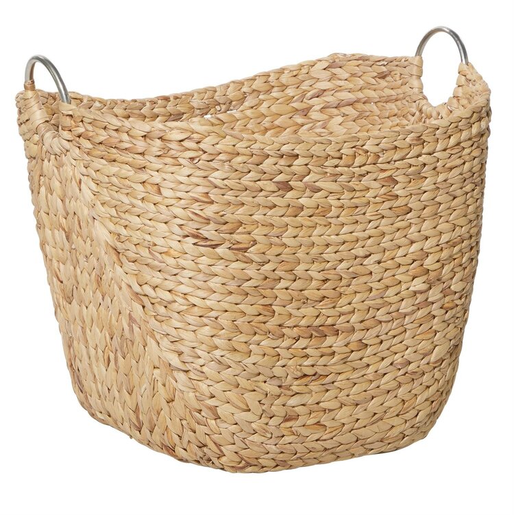 Brown Seagrass Storage Basket
