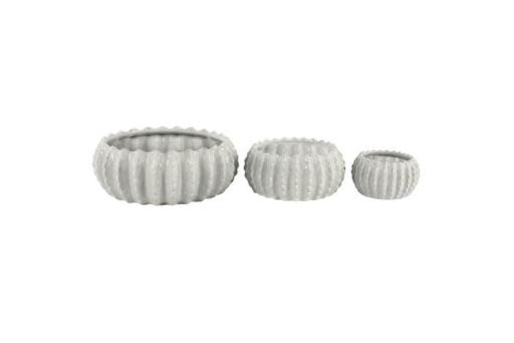 White Ceramic Planter