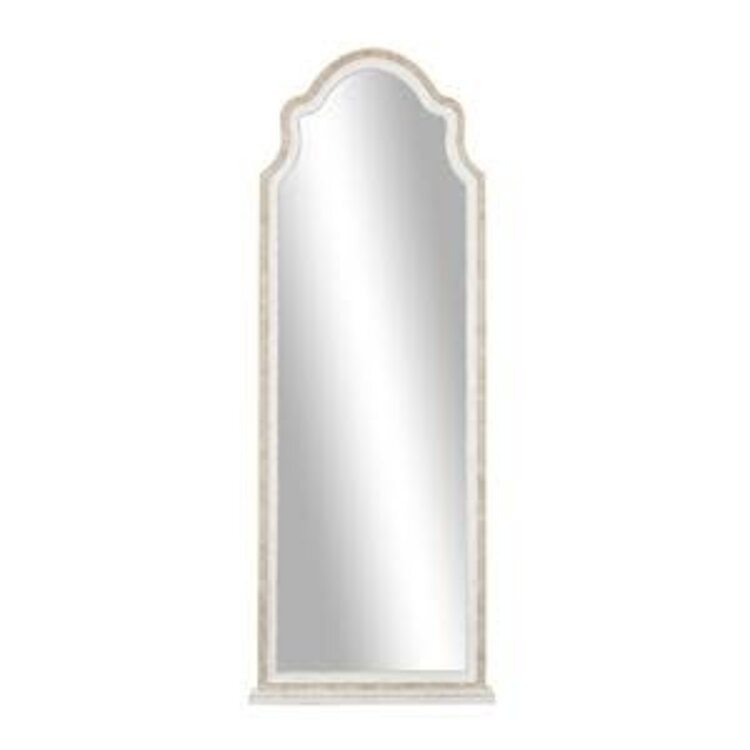 Wooden Oval Wall Mirror