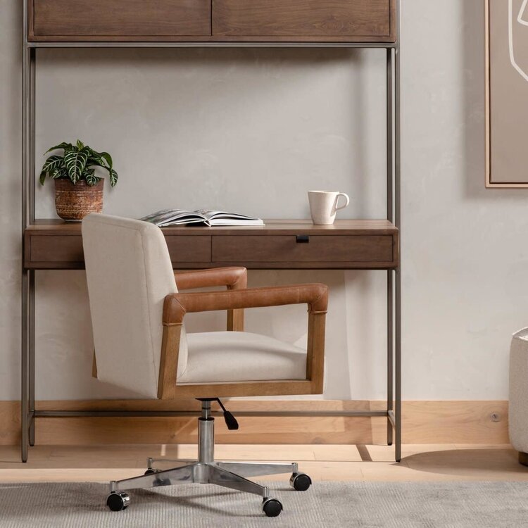 Four Hands Reuben Desk Chair- Harbor Natural