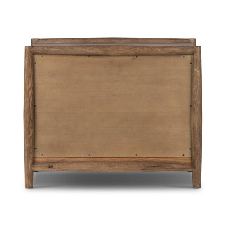 Four Hands Glenview Nightstand- Weathered Oak Veneer