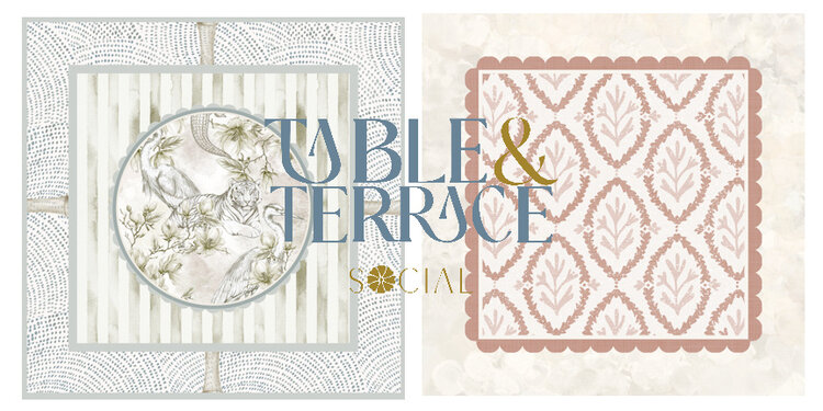 Table & Terrace Social Creature Collective Mahjong Mat