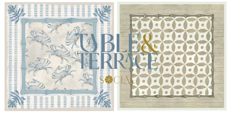 Table & Terrace Social Bluecrab Bay Mat