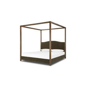 Four Hands Jodie Canopy Bed - Malmo Olive