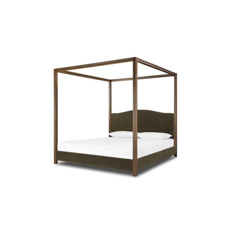 Four Hands Jodie Canopy Bed - Malmo Olive