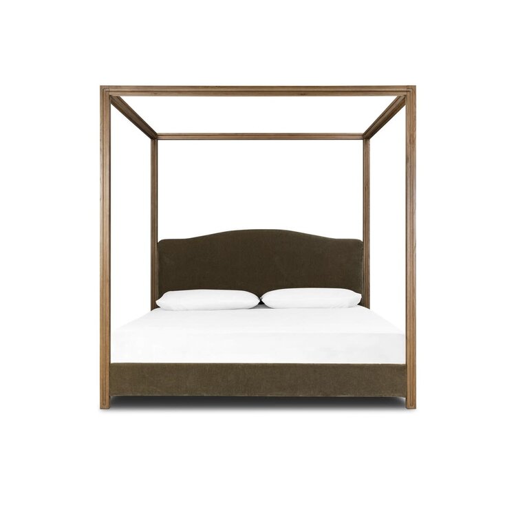 Four Hands Jodie Canopy Bed - Malmo Olive