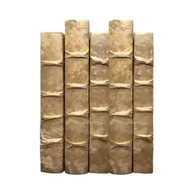 E. Lawrence, Ltd. Rich Vibrant Gold Leaf Finish-  Off-White Cover
