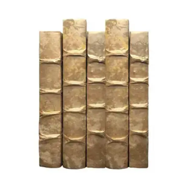 E. Lawrence, Ltd. Rich Vibrant Gold Leaf Finish-  Off-White Cover