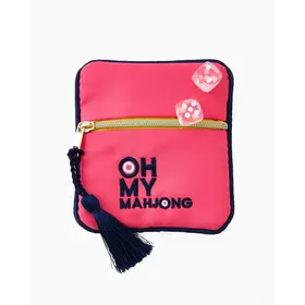 Pink Coin & Dice Bag