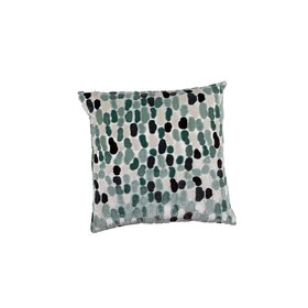 River Rock Moss Feather Pillow, 22" x 22"
