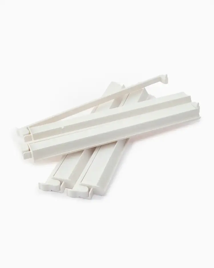 White Acrylic Rack & Pusher Set