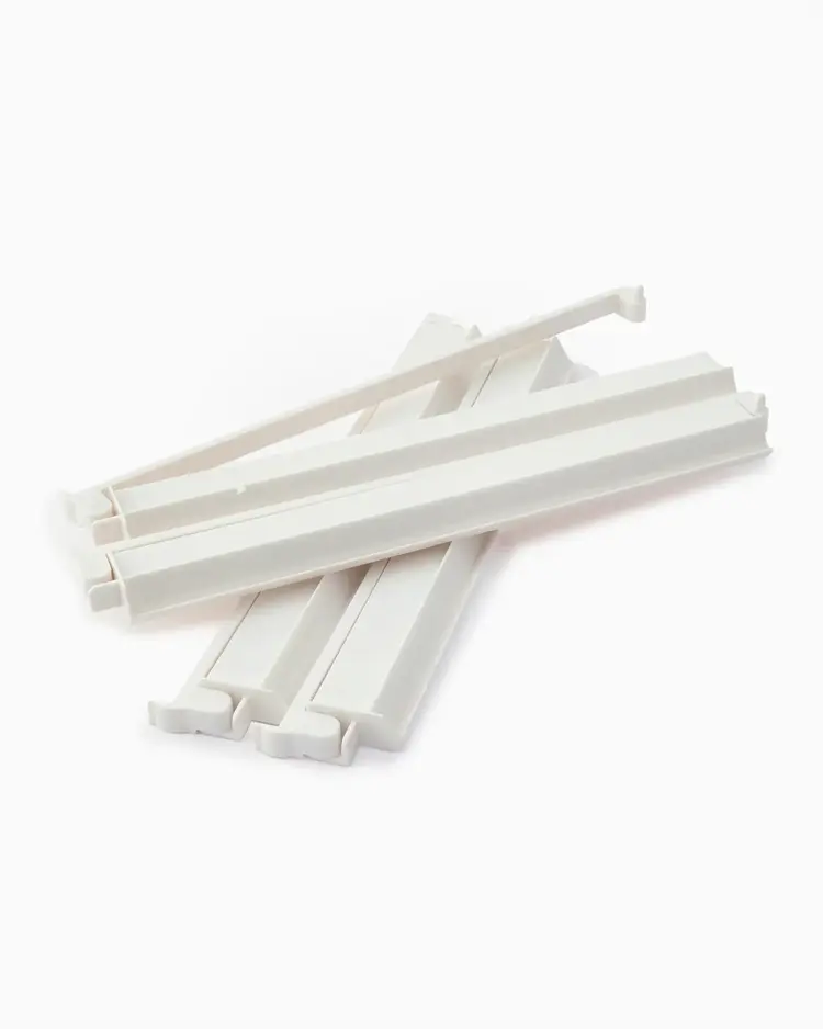 White Acrylic Rack & Pusher Set