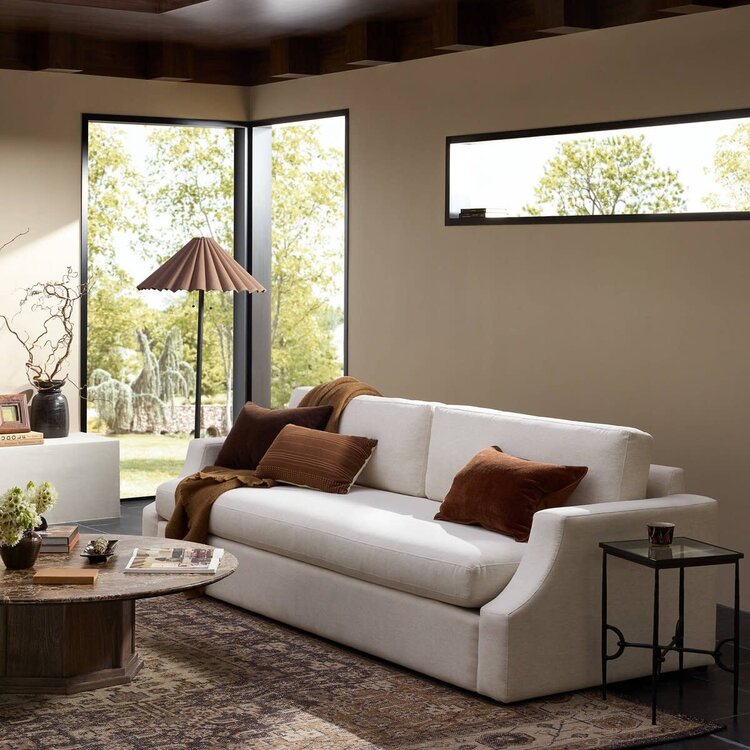 Four Hands Delfino Sofa- Crypton Nomad Snow