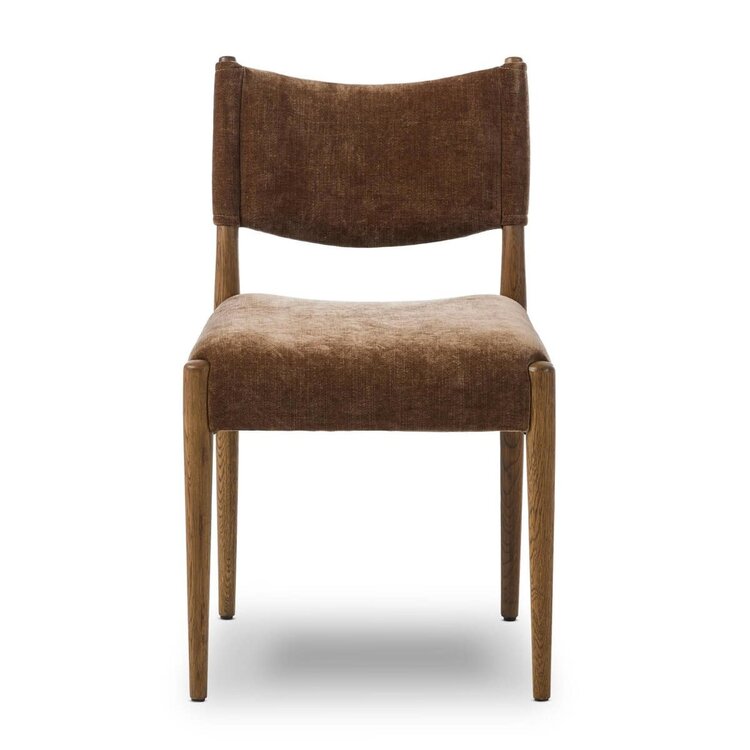 Four Hands Jayla Armless Dining Chair- Altair Mushroom
