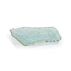 Textured Rectangular Organic Shape Plate- Small