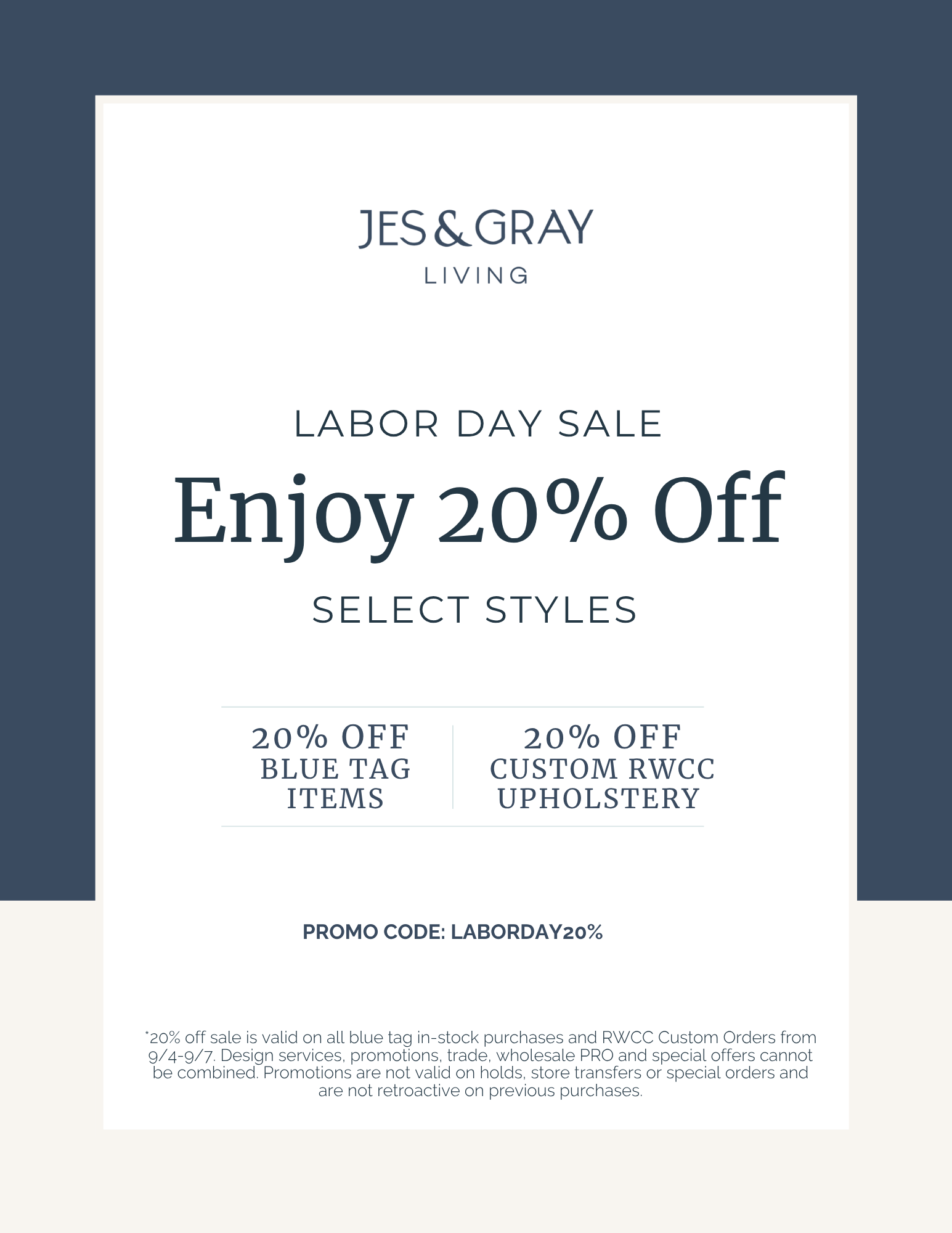 Labor Day Sale