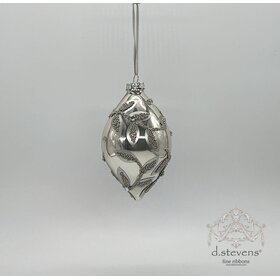 Glass Beaded Leaves Ornament