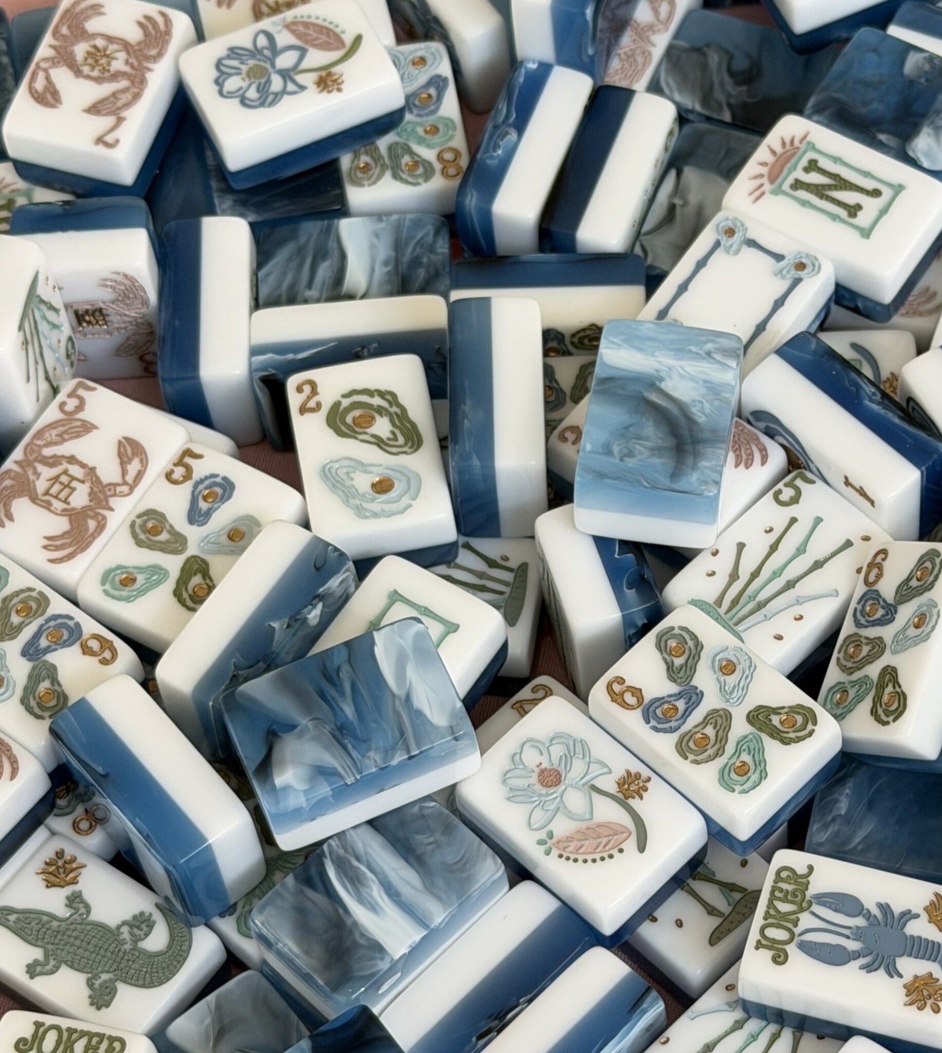 Waterside Mahjong Tiles