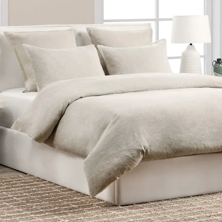 Talia Standard Sham, Natural