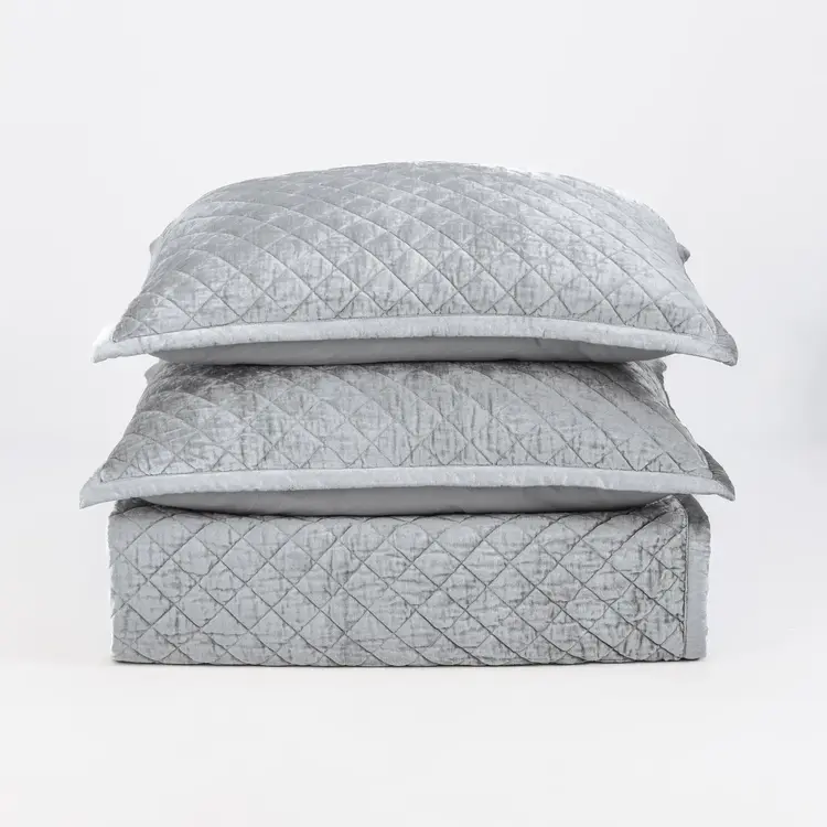 Simona Rayon Velvet Sham, Limestone King