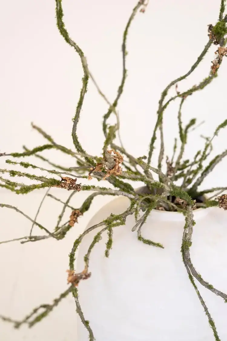 Artificial Moss Covered Branch