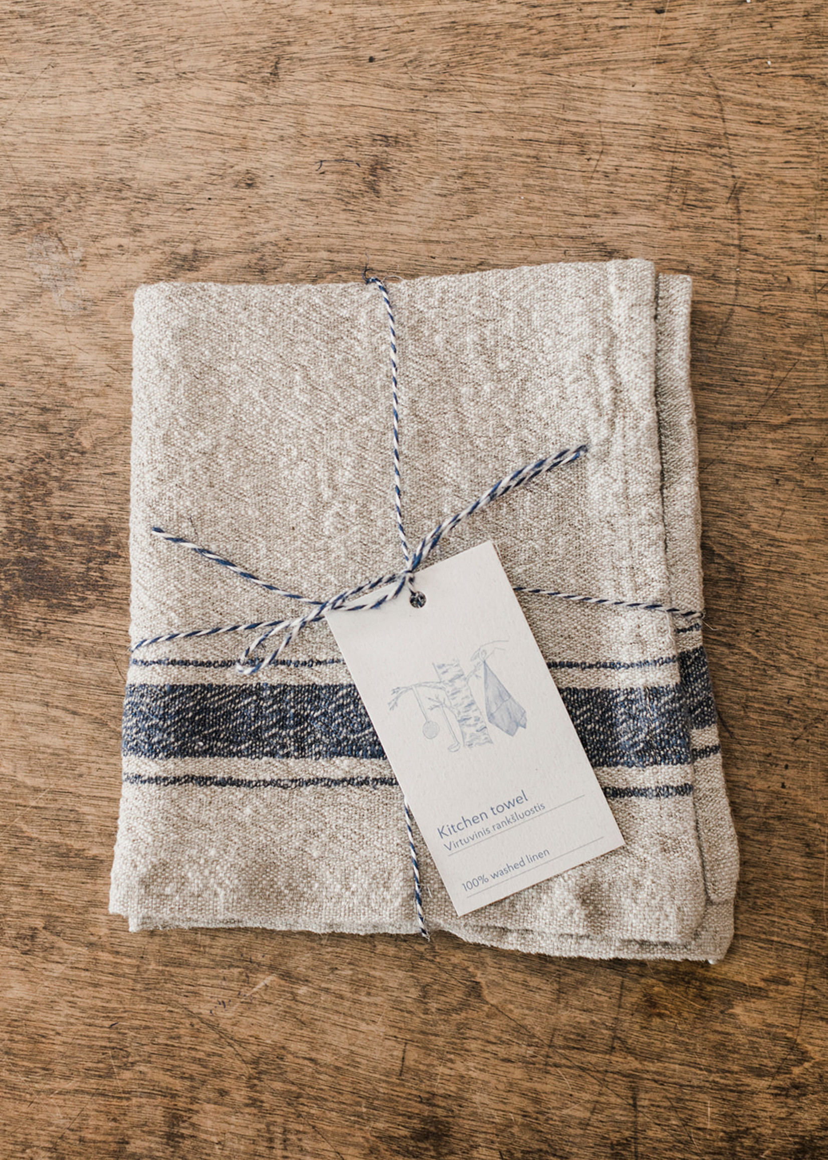 Linen Tales Linen Towel, Blue