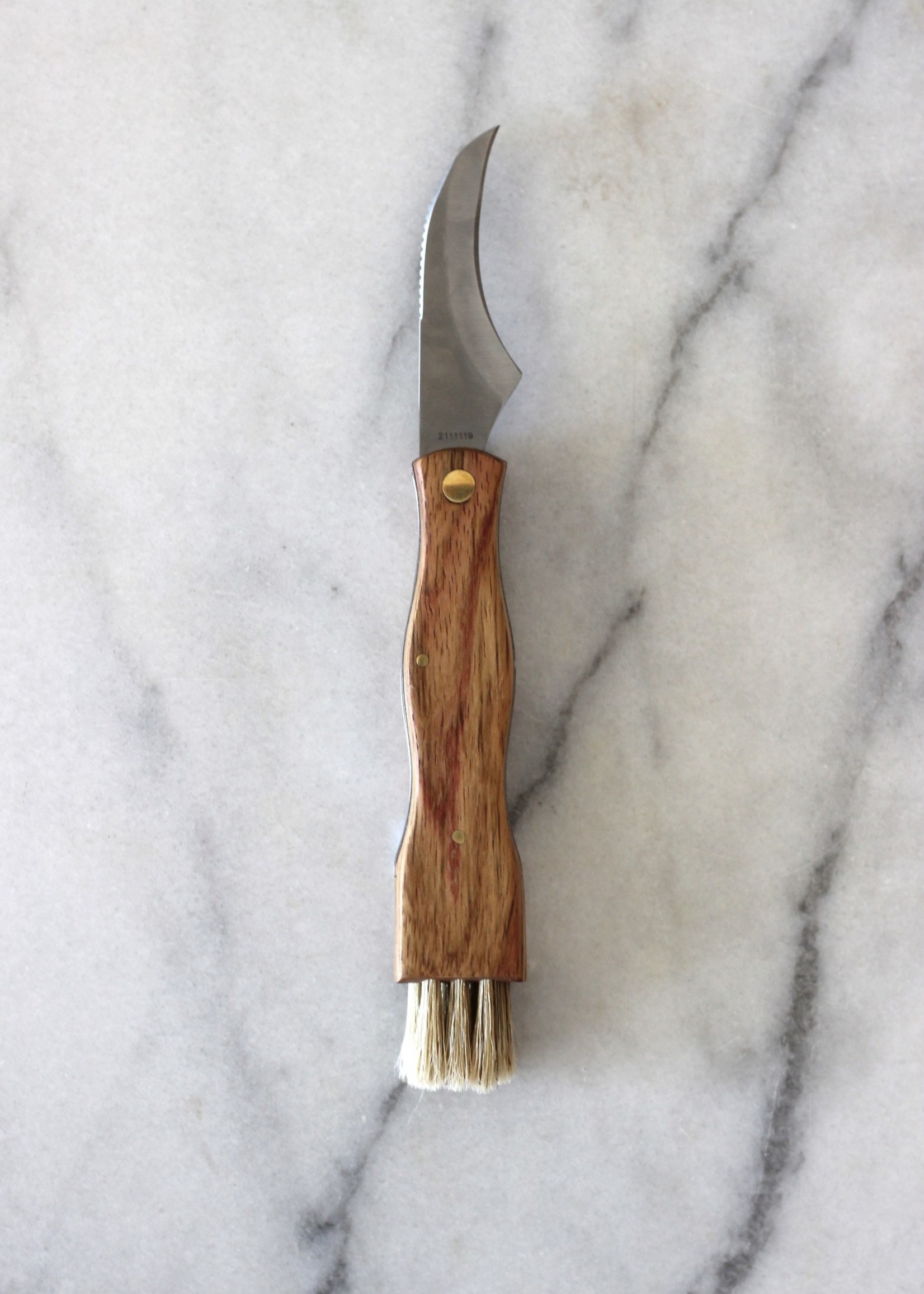 Esschert Design Mushroom Knife With Brush - Bloomling International