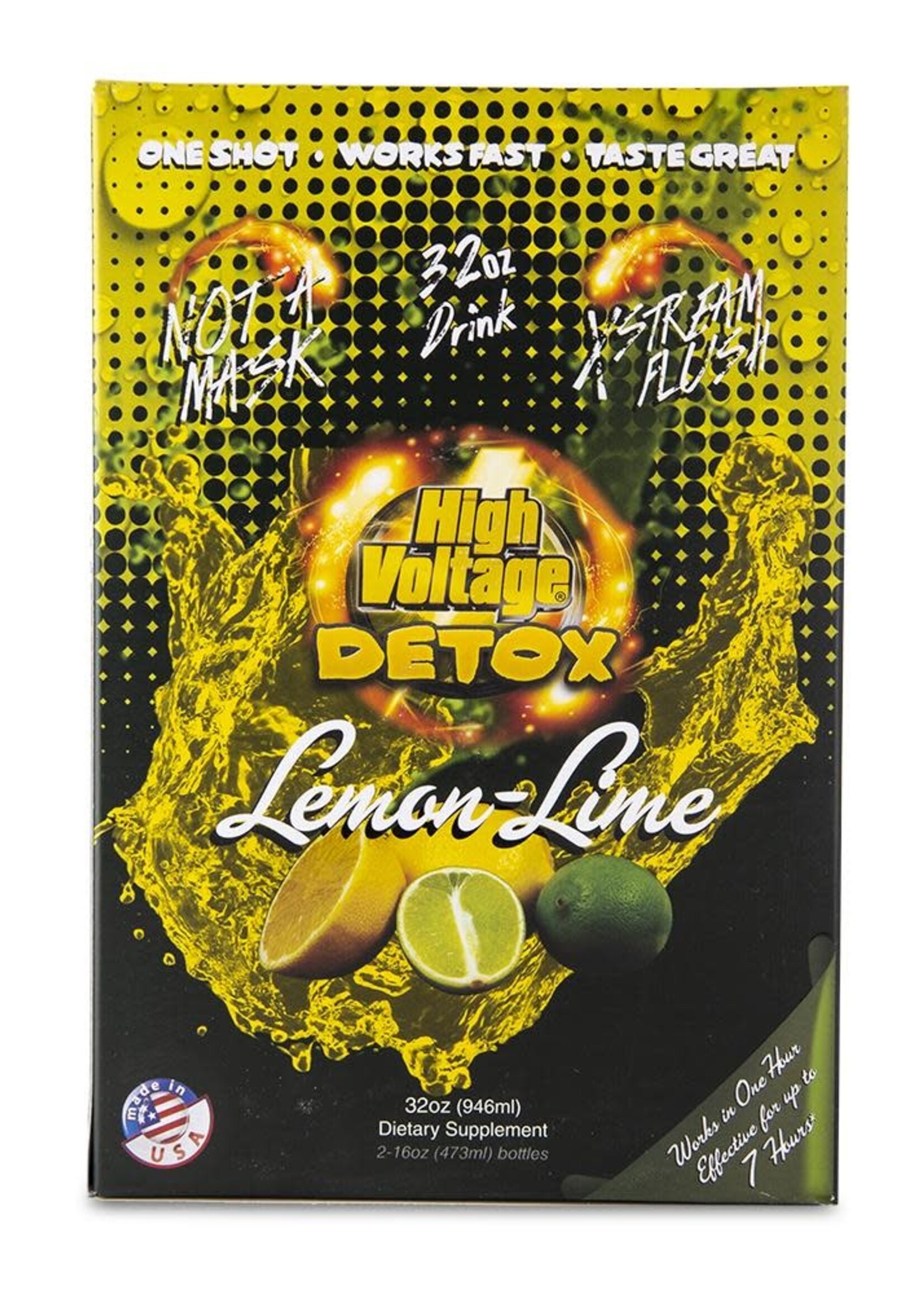 High Voltage High Voltage Detox 32oz Lemon Lime