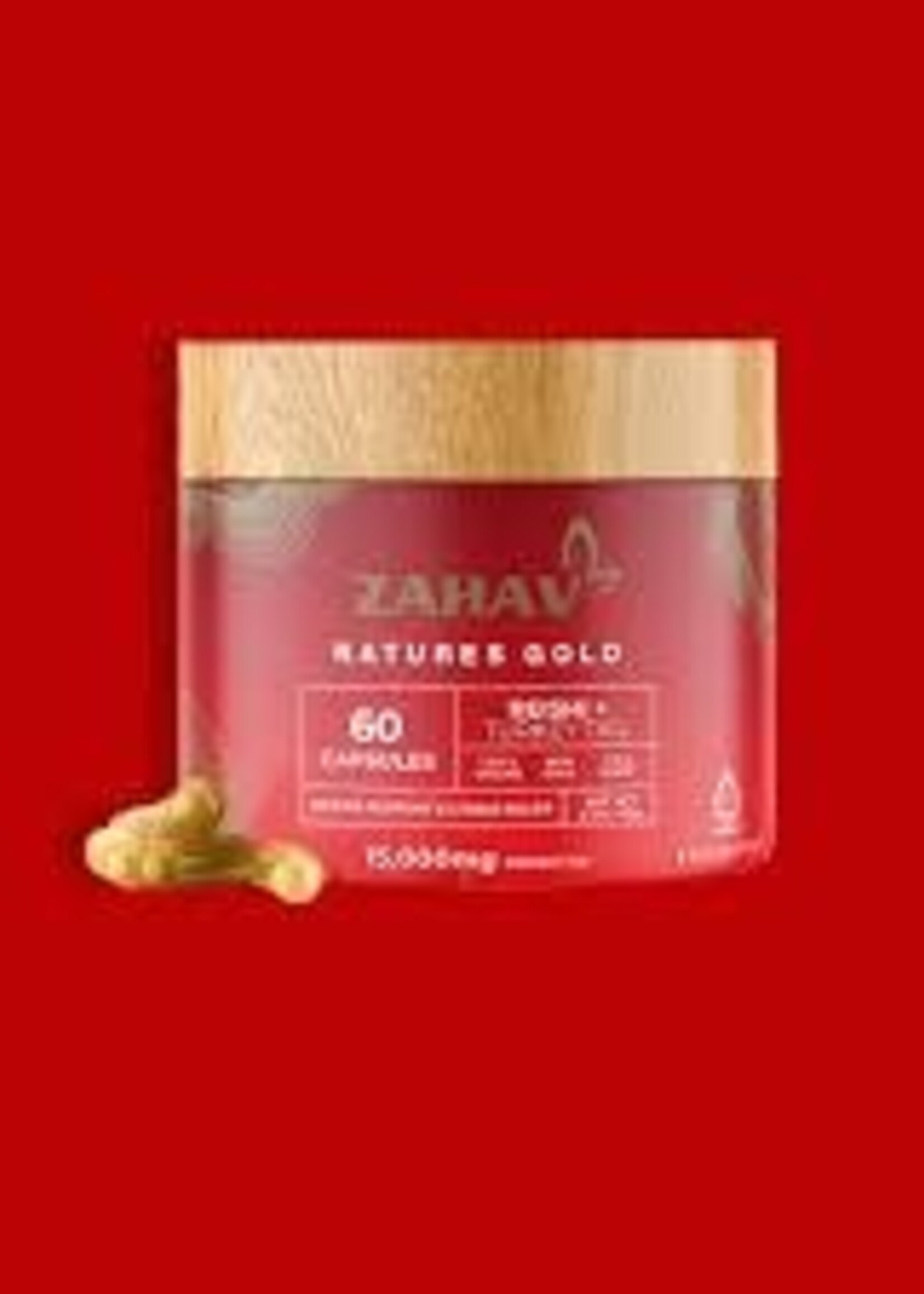 Zahav Zahav Natures Gold 60 Caps Reishi 15,000mg