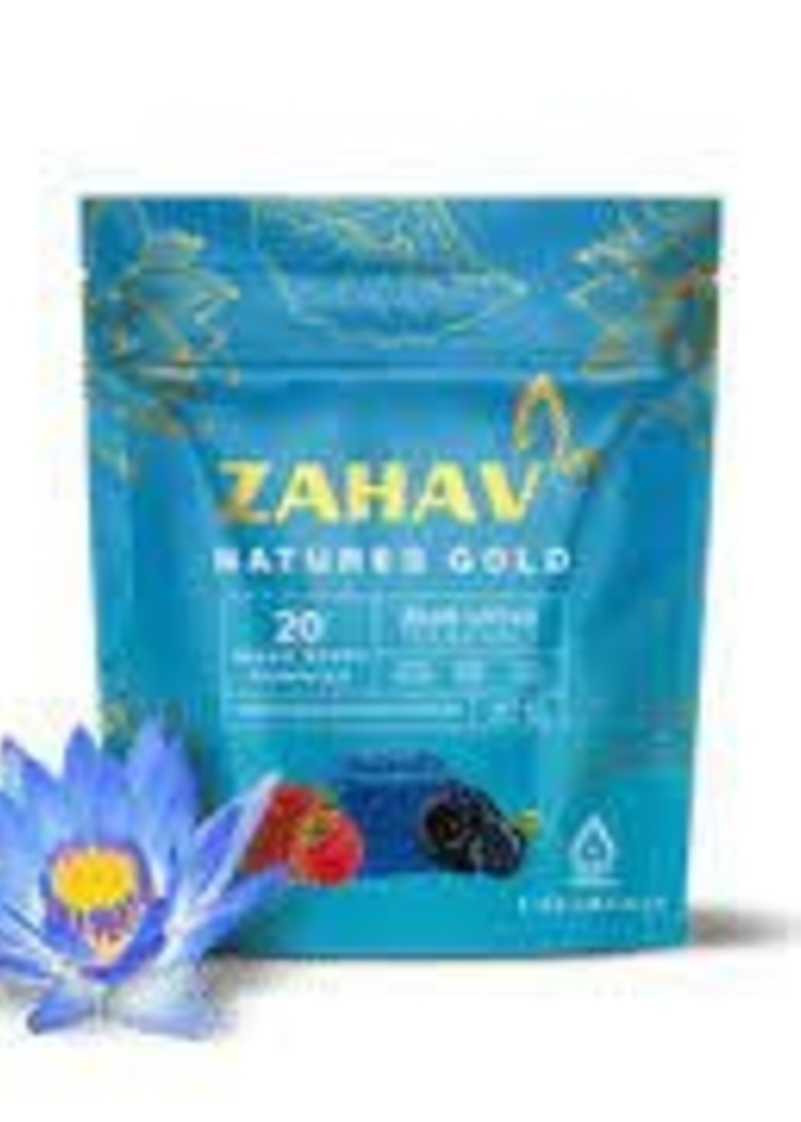 Zahav Zahav Natures Gold 20 Mixed Berry Gummies