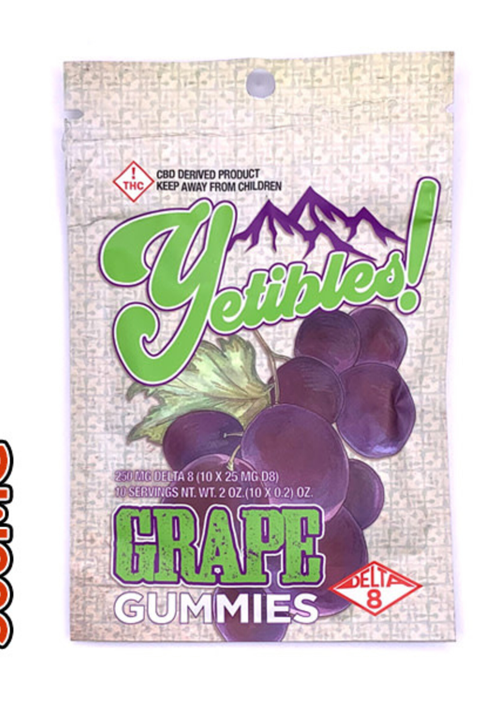 Yetibles Yetibles THC-O 500mg Gummies Grape