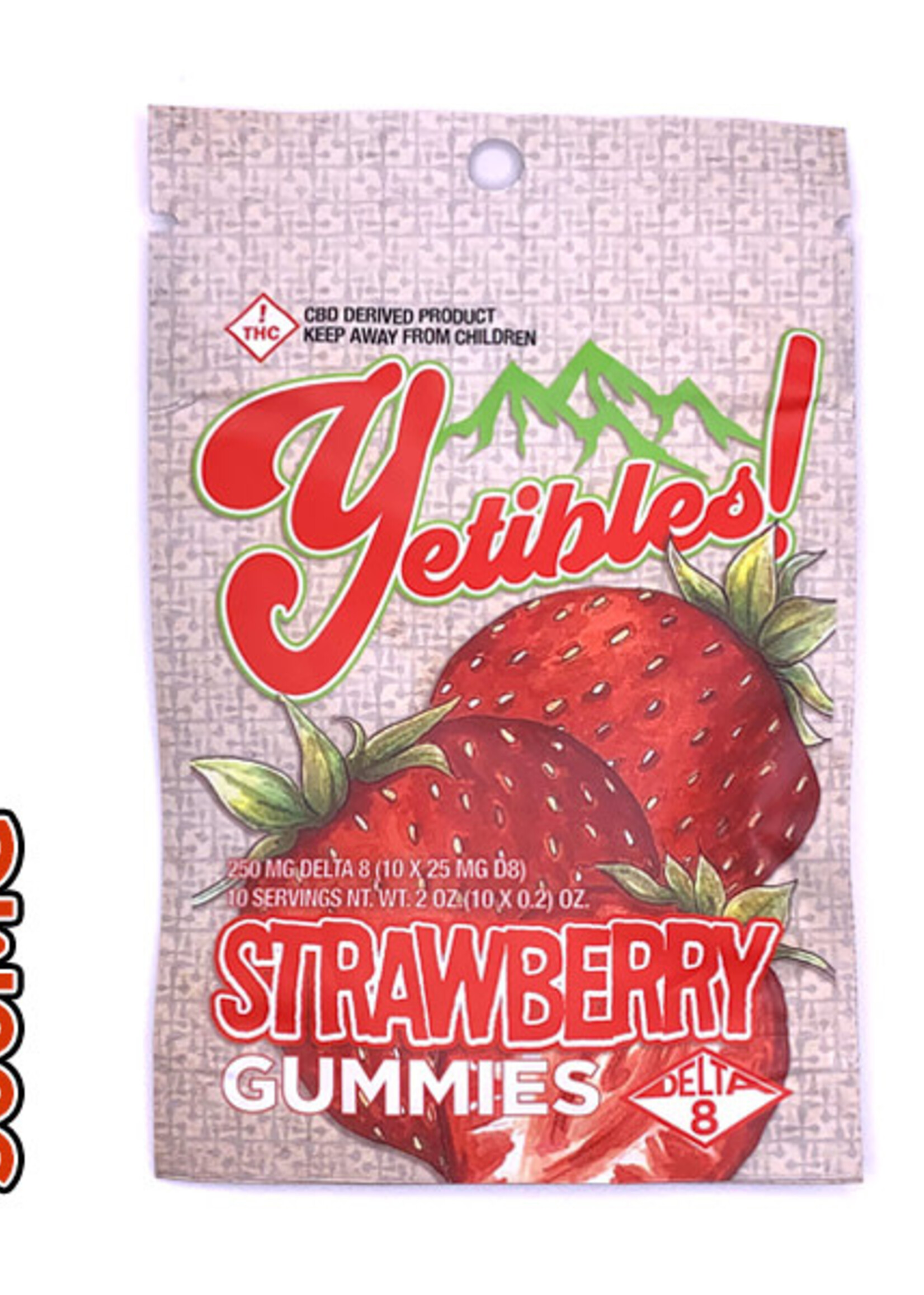 Yetibles Yetibles THC-O 500mg Gummies Strawberry