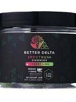 Better Delta Better Delta Spectrum 100mg CBD + 10MG THC Gummy Cherry Lime