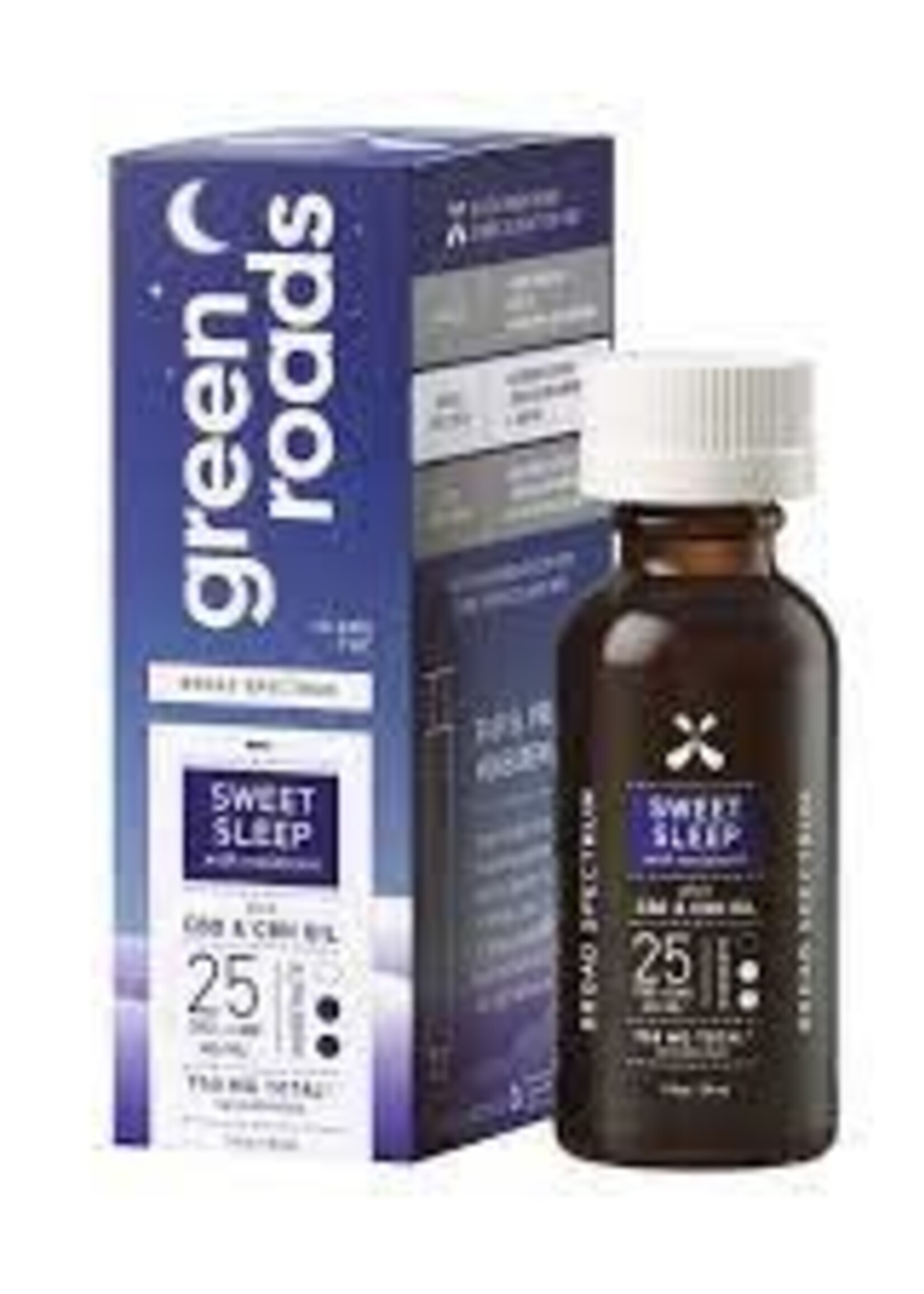 Green Roads Green Roads 750mg 30ml Broad Spectrum Sweet Sleep w/Melatonin CBD & CBN Oil