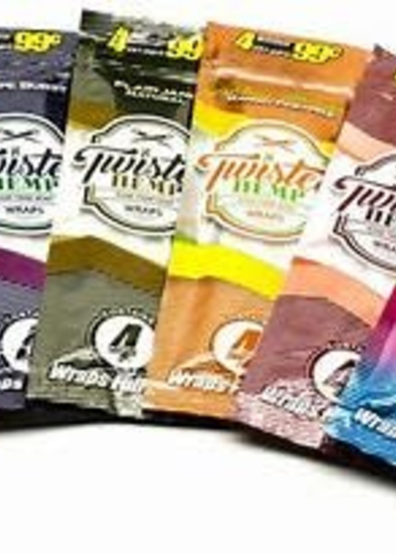 Twisted Hemp Twisted Hemp Wrap 4pk Plain Jane