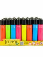 Clipper Fluorescent Solid Clipper Lighter