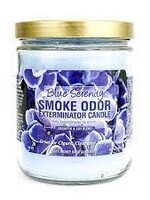 Smoke Odor Smoke Odor Candle Blue Serrenity