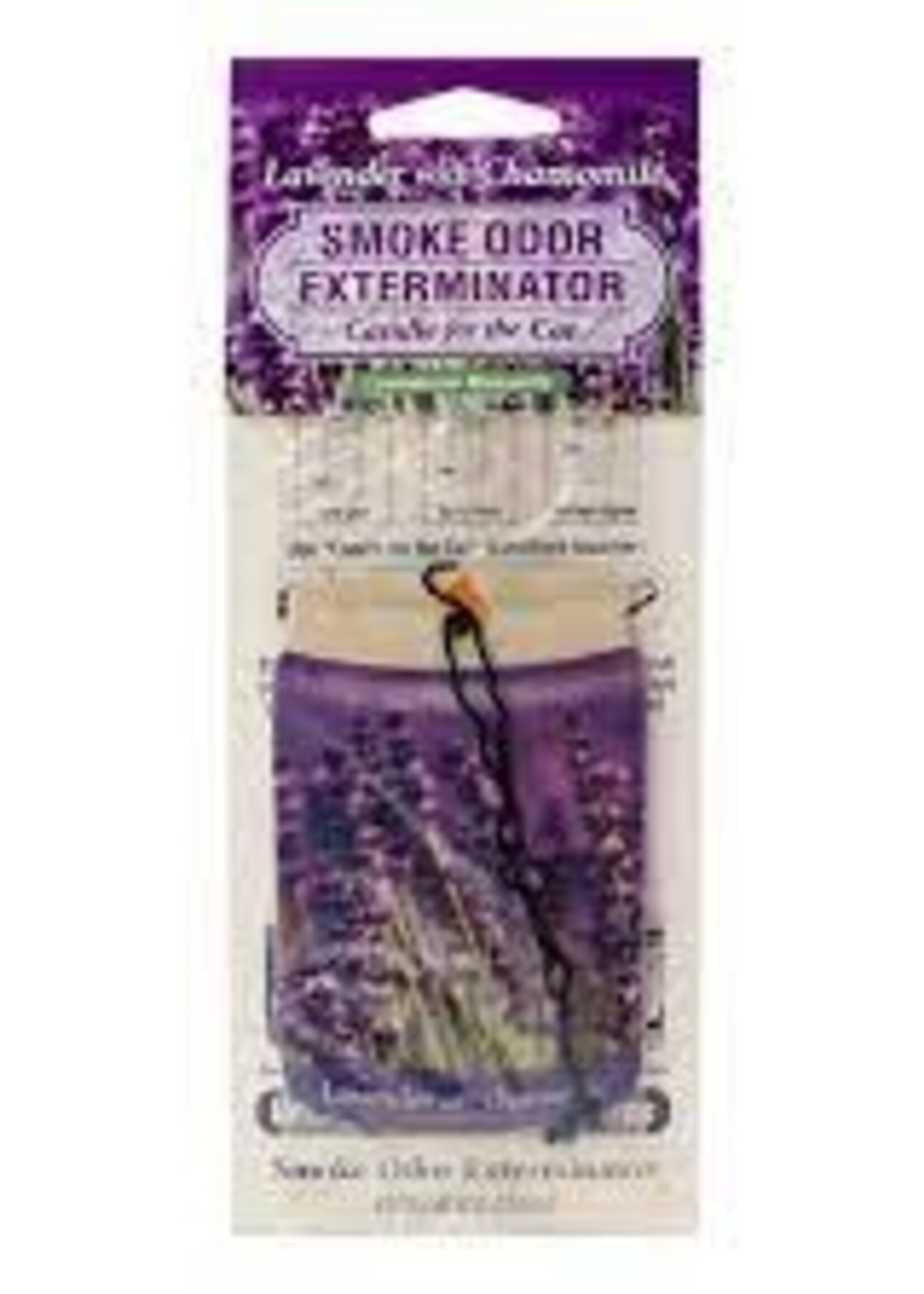 Smoke Odor Smoke Odor Car Hanger Lavender with Chamomile