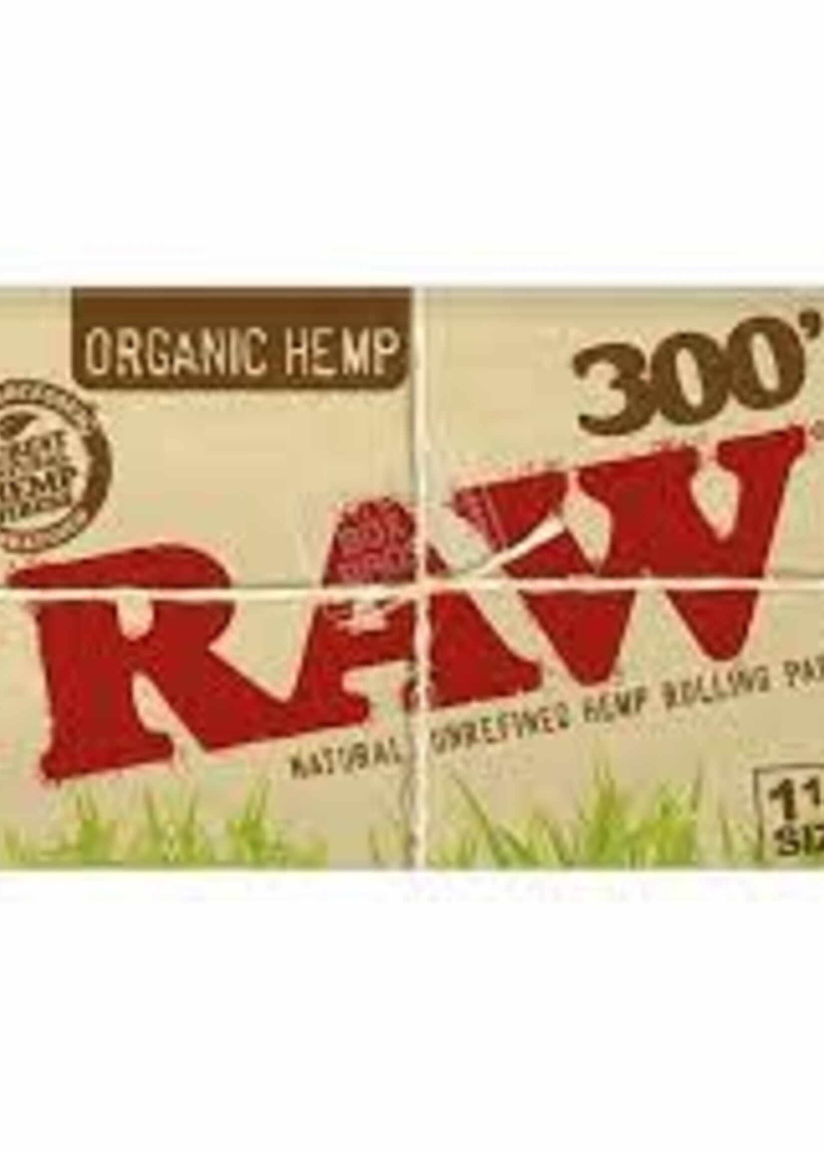 Raw Raw Organic Hemp 300's 1 1/4 Papers